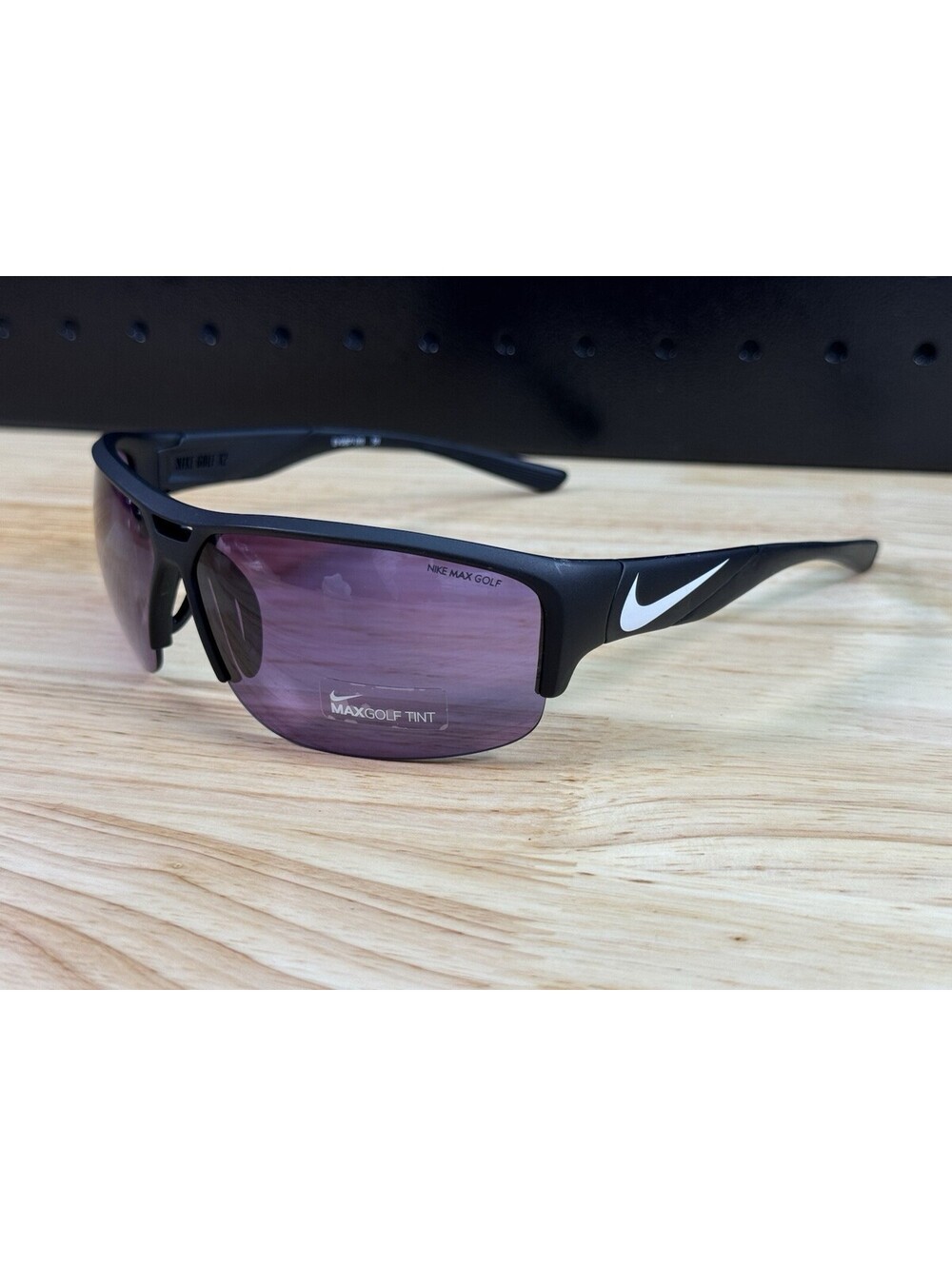 NIKE GOLF X2 Sunglasses Matte Black with Max Golf Tint Lenses EV0871 010 *Read